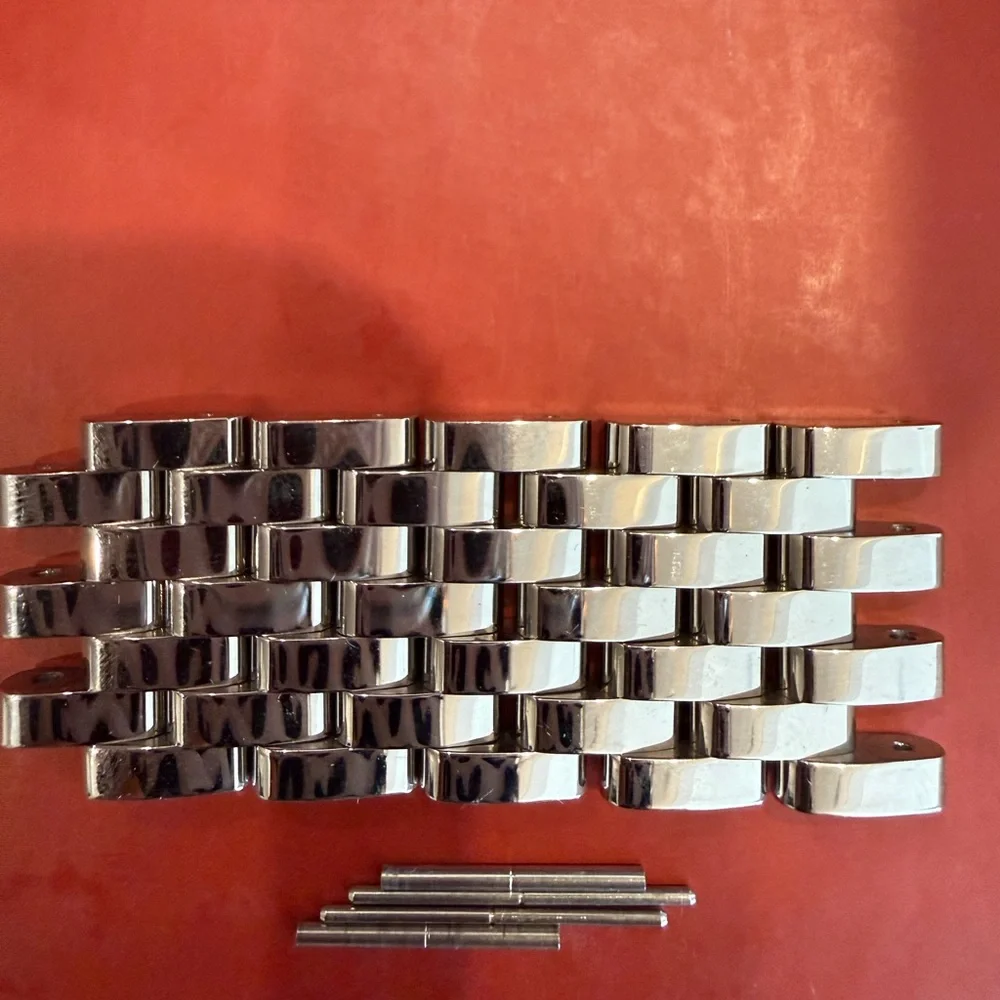 Michele Silver Chronograph Watch with Diamond Accents - Picture 7 of 12